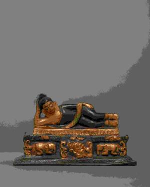 Sleeping Buddha Statue | Serene Symbol of Nirvana and Peace | Religious Home Decor |Historical Buddha Reclining Posture Artwork |Rare Statue